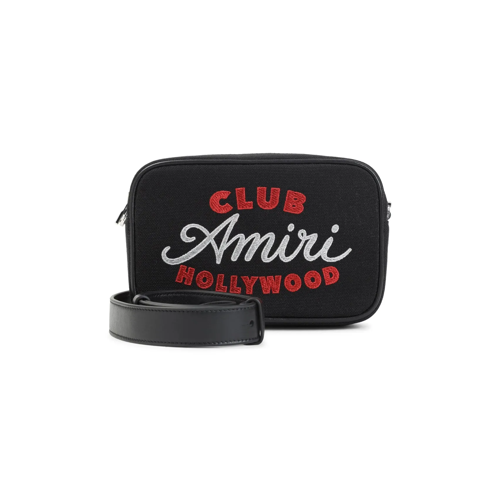 Black Club Camera Case Canvas Handbag
