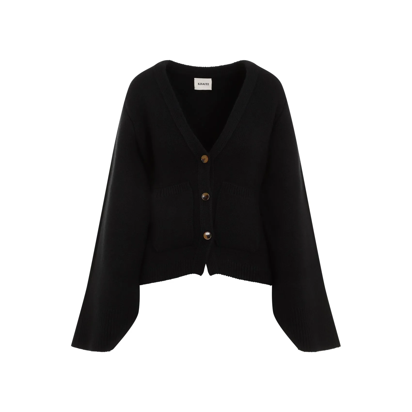 Black Scarlet Cashmere Cardigan