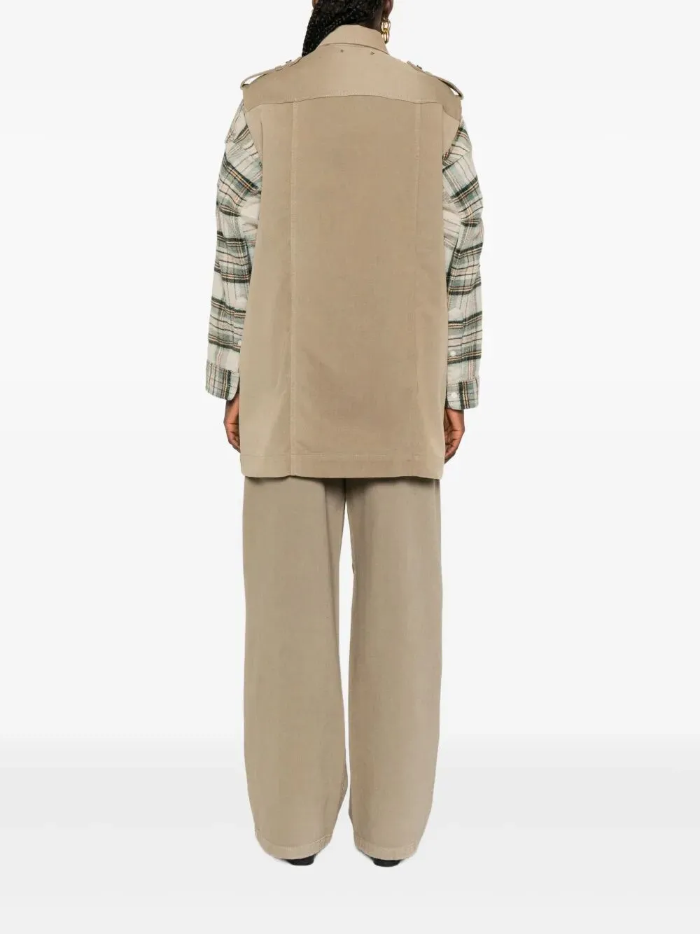 Navy Blue Viscose Blazer