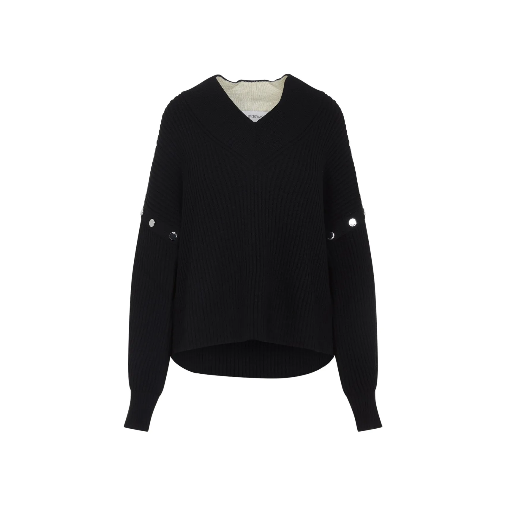 Black Tay Virgin Wool Pullover
