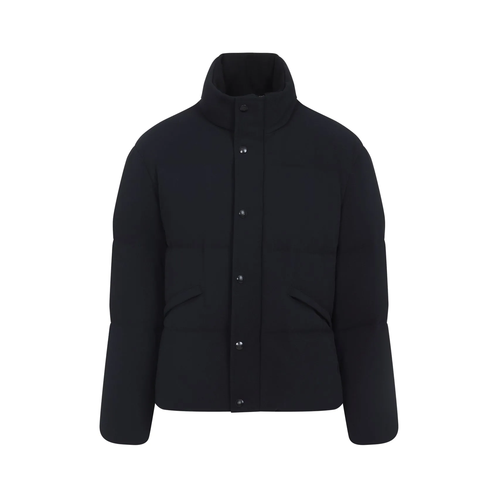 Dark Blue Virgin Wool Jacket