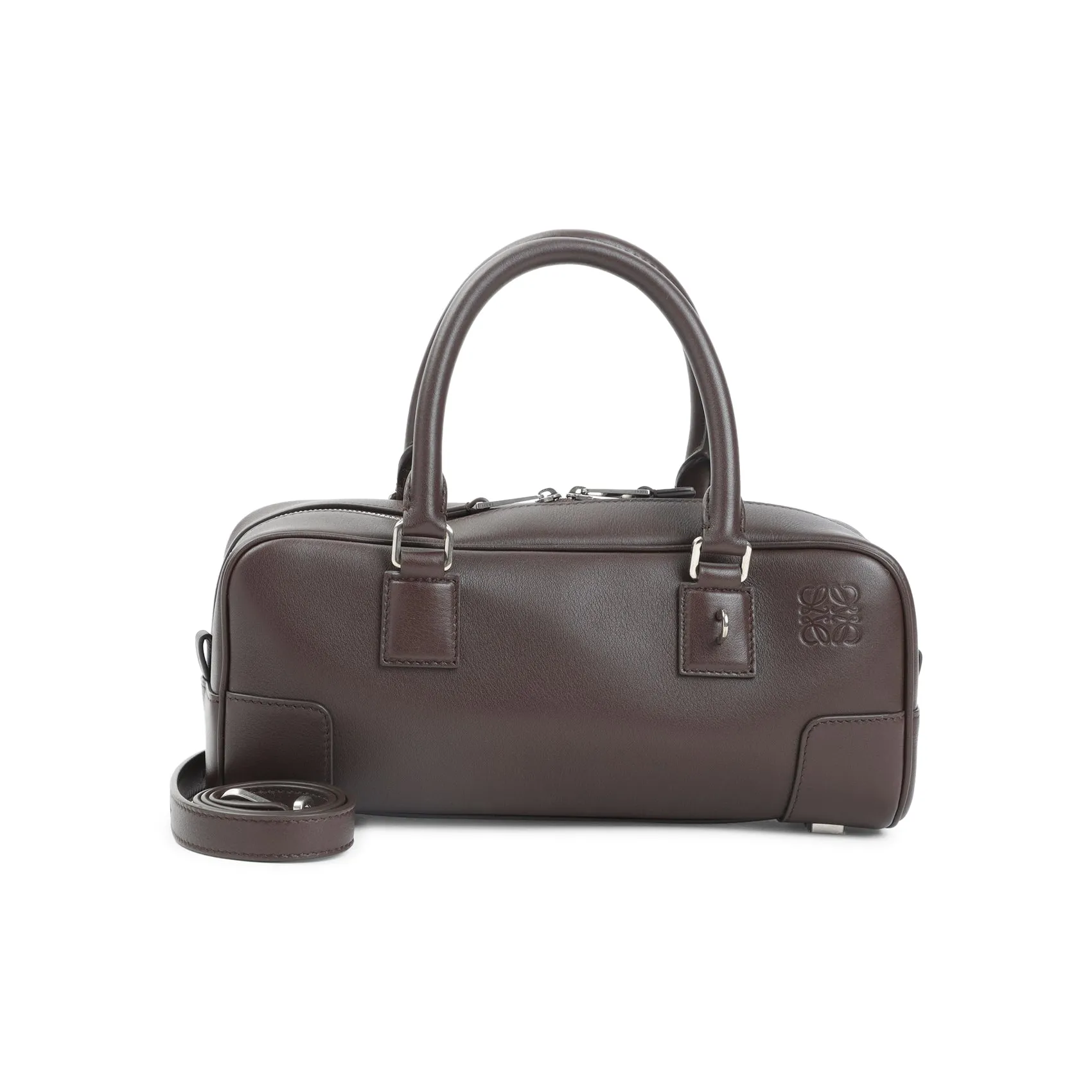 Dark Brownie Calf Skin Amazona 23 Cropped Bag