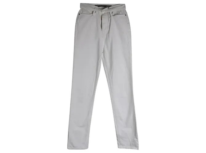 Jeans Boyfriend Alexander Wang in cotone bianco