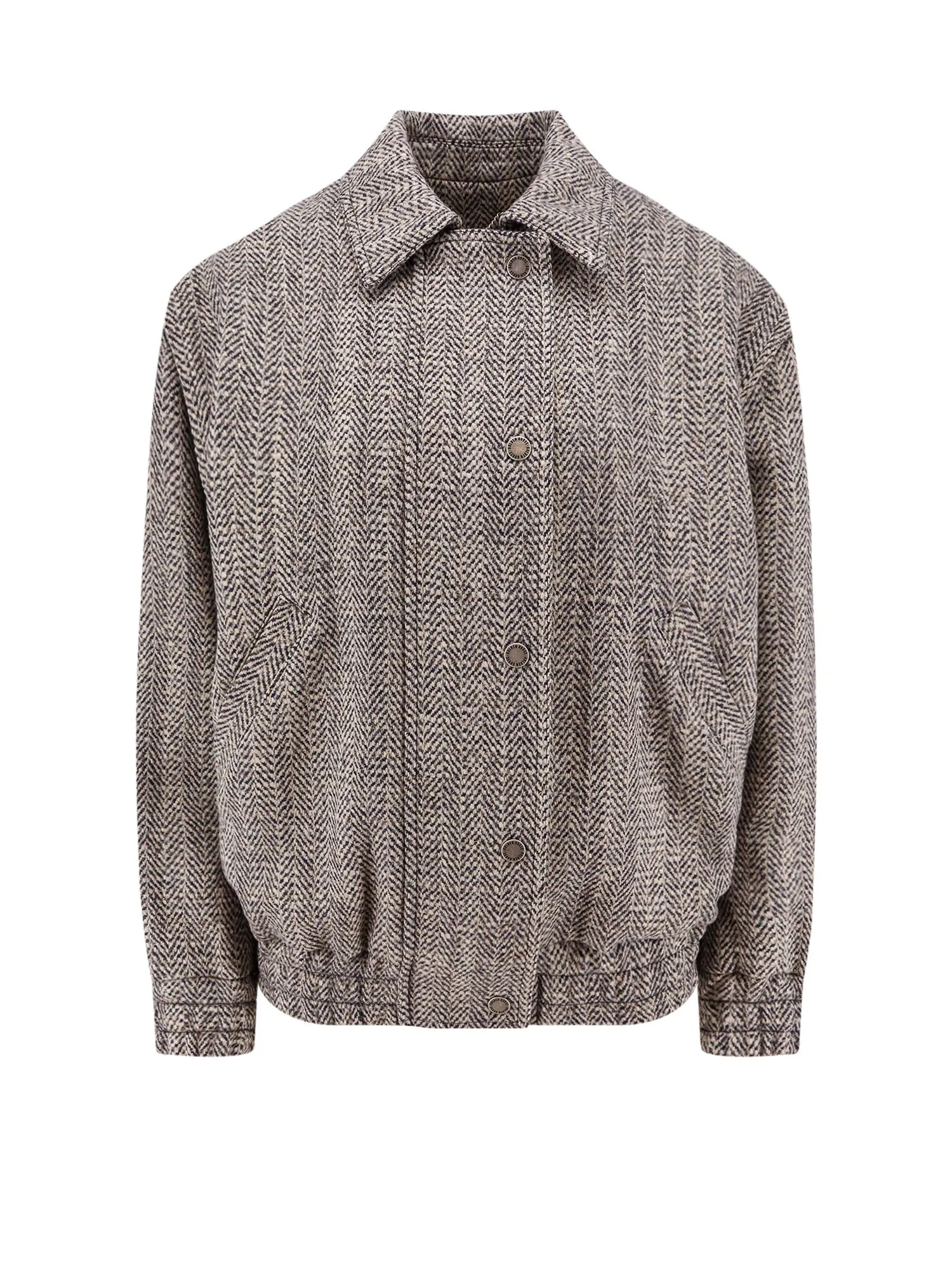 Herringbone Fabric Jacket