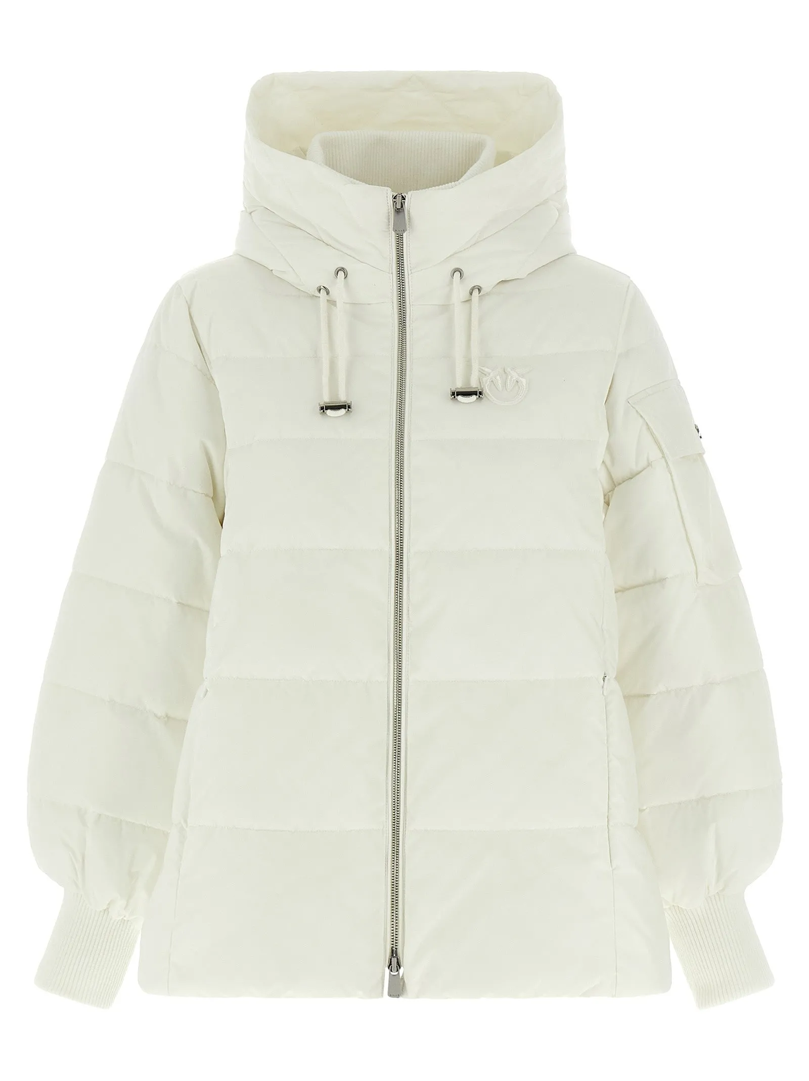 Crusca Puffer Jackets Bianco