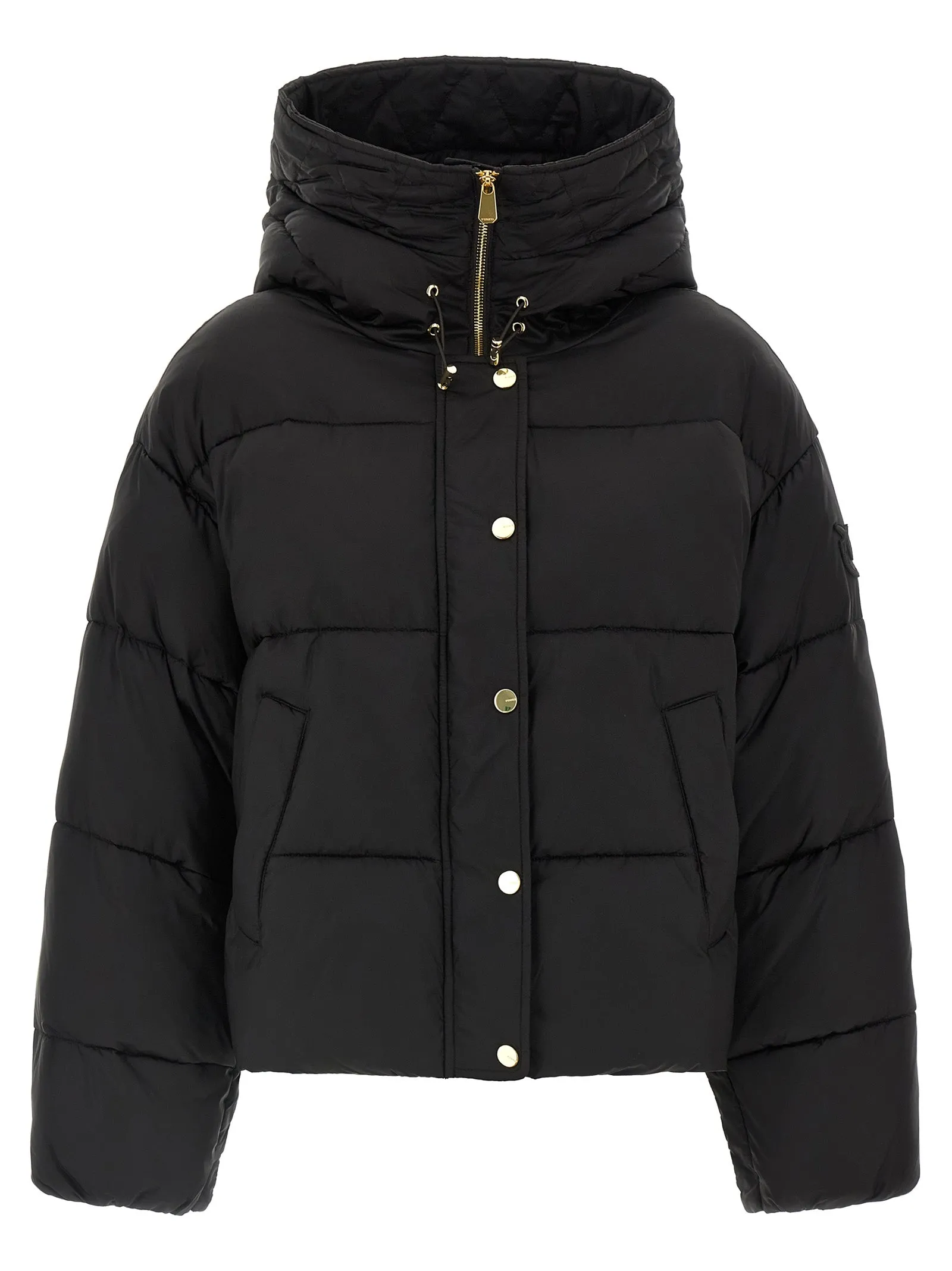 Impasto Puffer Jackets Marrone
