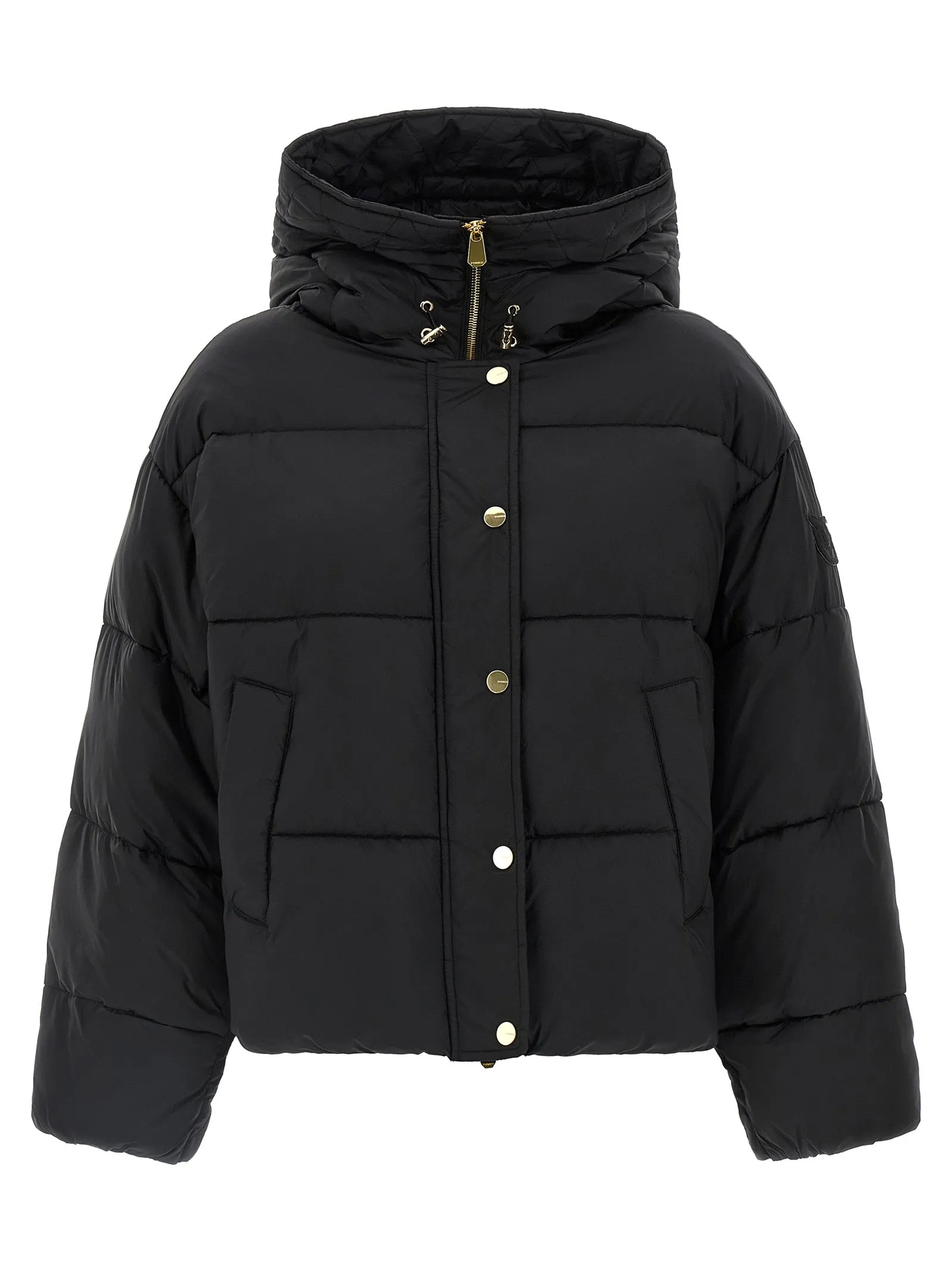 Impasto Puffer Jackets Nero
