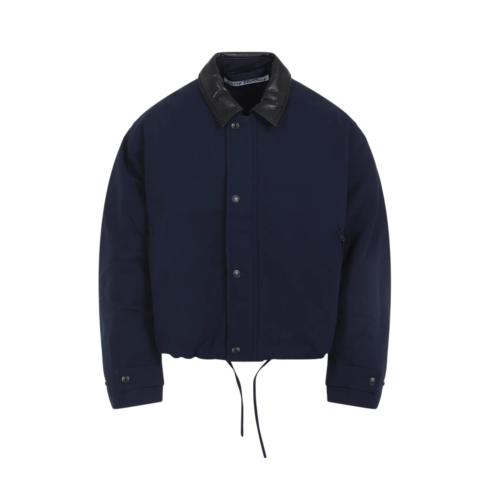 Navy Blue Cotton Jacket