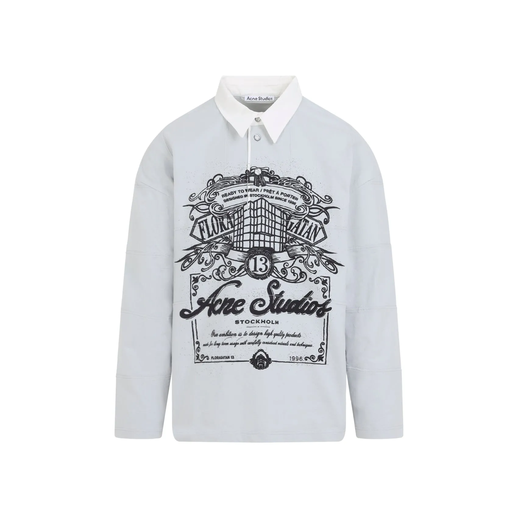 Cold Grey Cotton T-Shirt