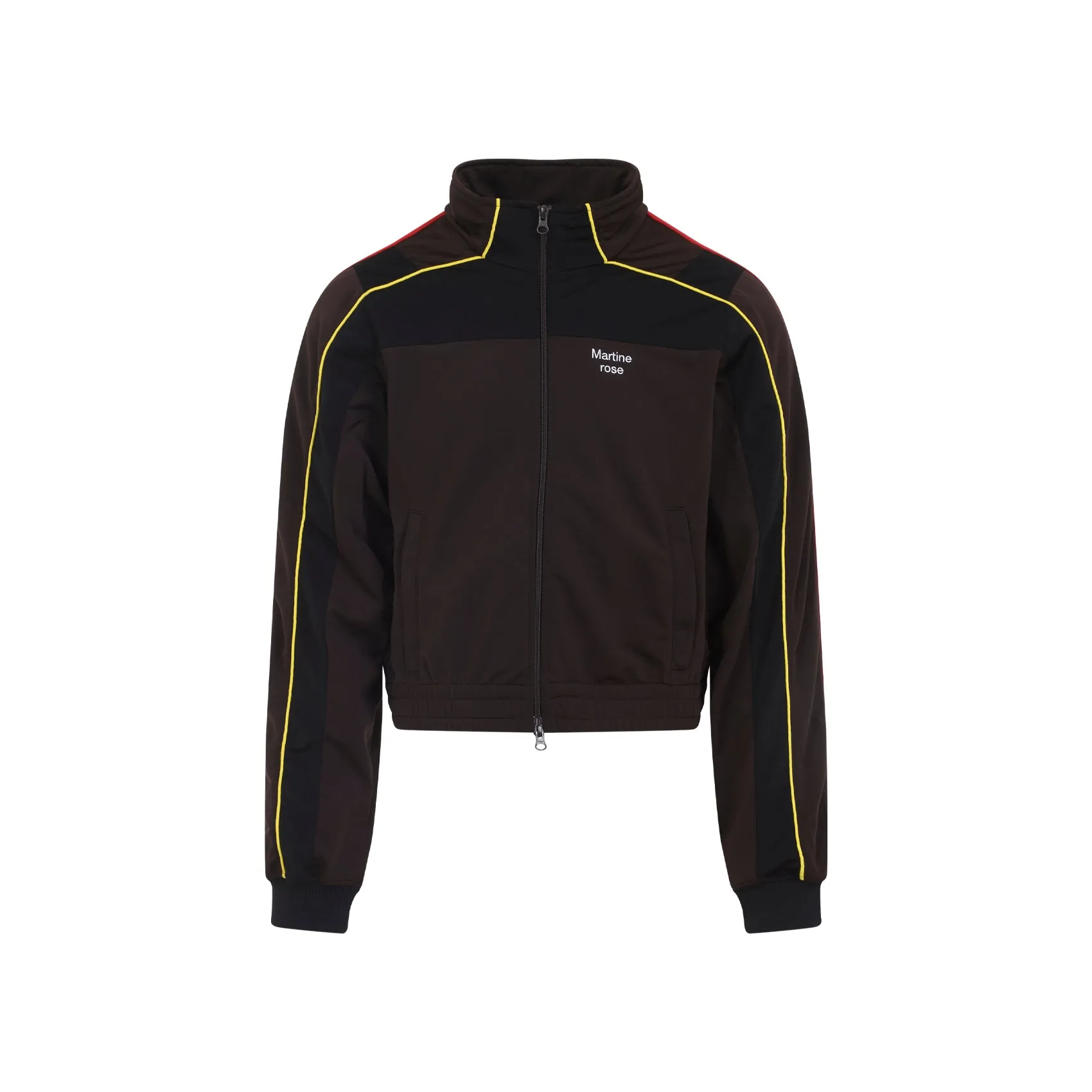 Brown Shrunken Track Jacket