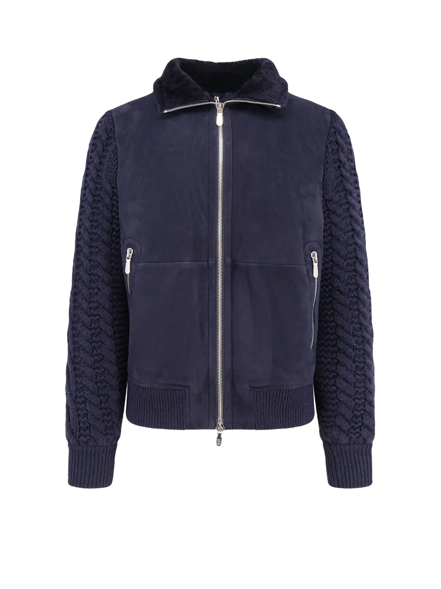 Sheepskin And Cashmere Padded Jacket