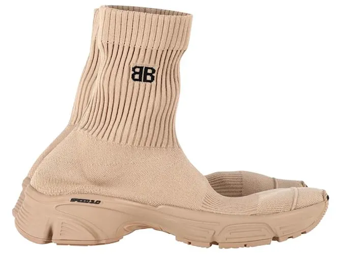 Balenciaga 3.0 Sneakers a calzino in poliestere Beige