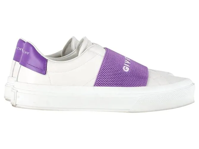 Sneakers Givenchy City Sport in pelle Bianca Bianco