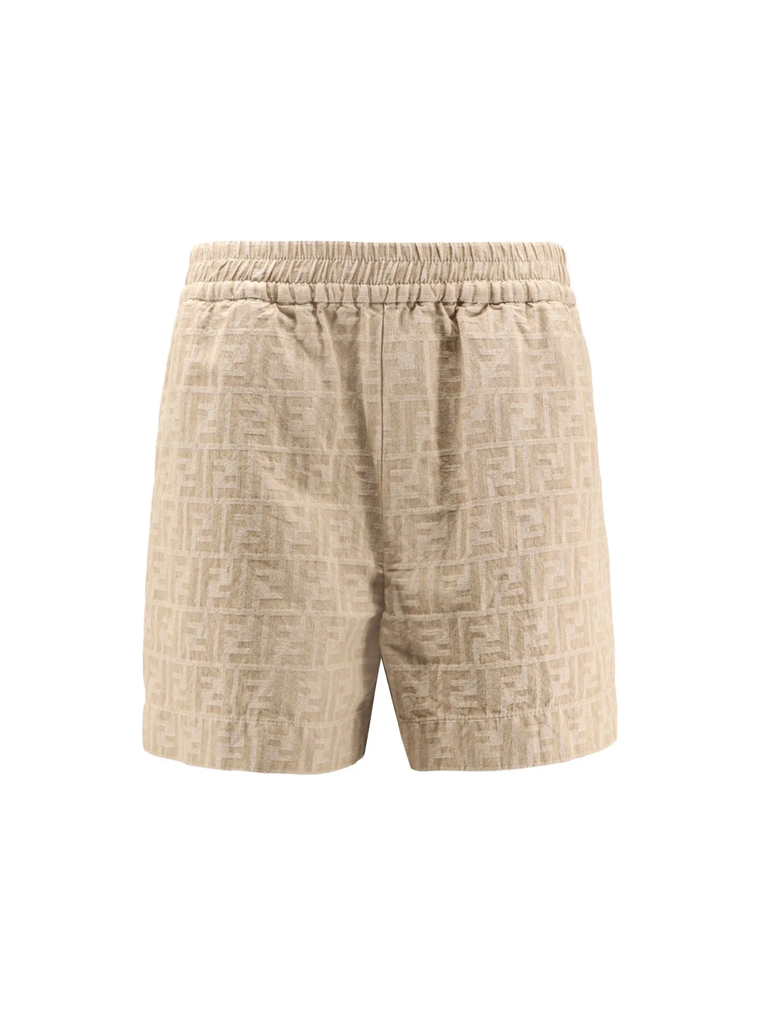 Ff Cotton And Linen Shorts