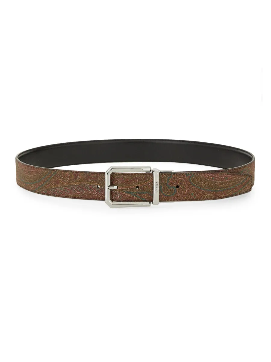 Belt With "Paisley" Pattern