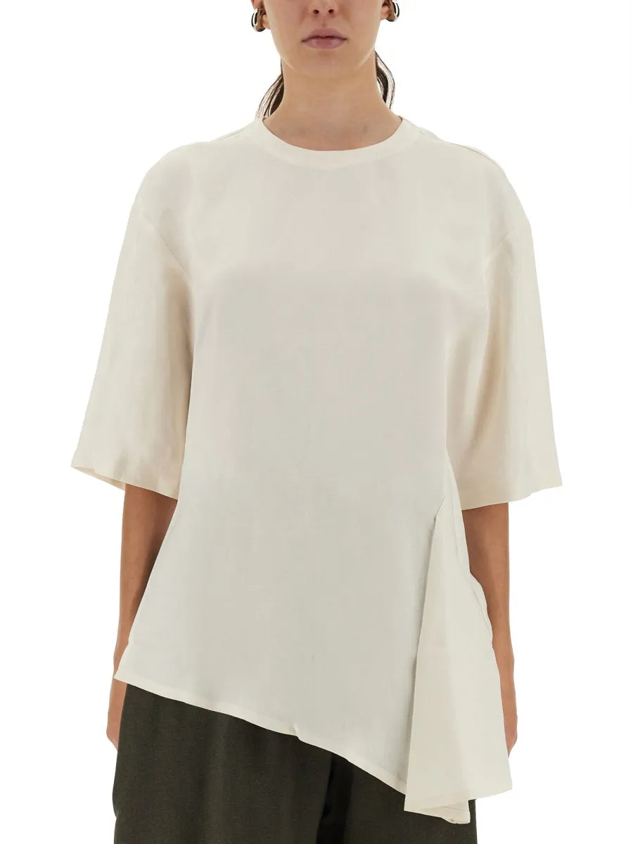 Asymmetrical "Vichy" T-Shirt