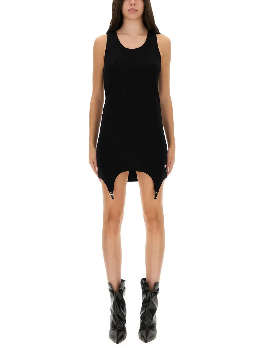 Dress With Garter Detail