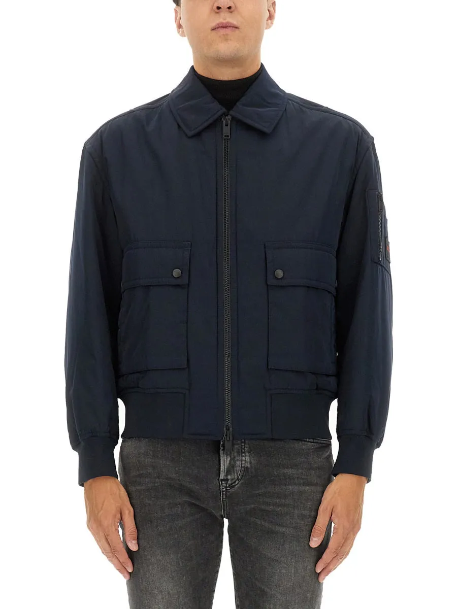 Bomber Jacket With Removable Lining