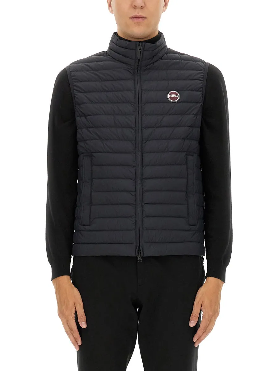 Lightweight Down Vest With Drawstring