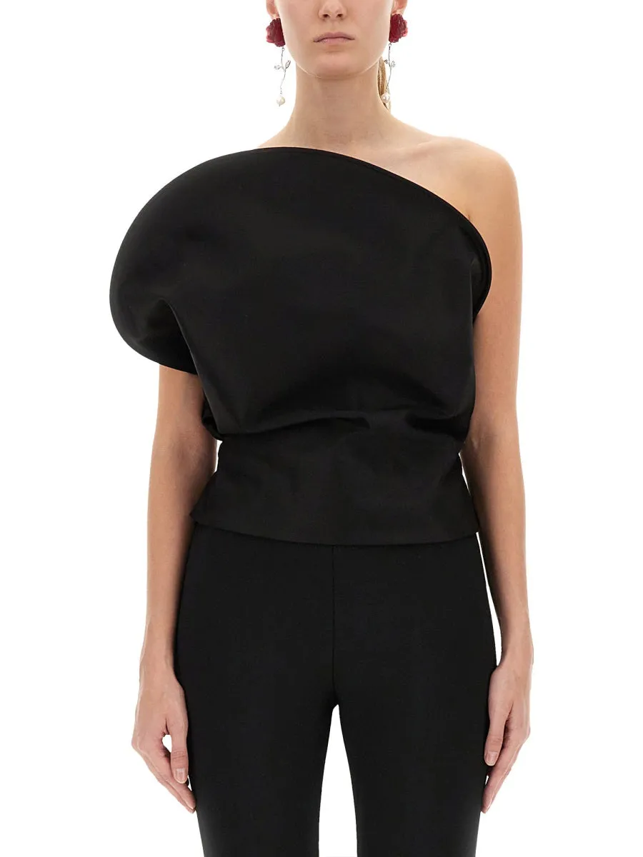 Sculptural Bustier Top