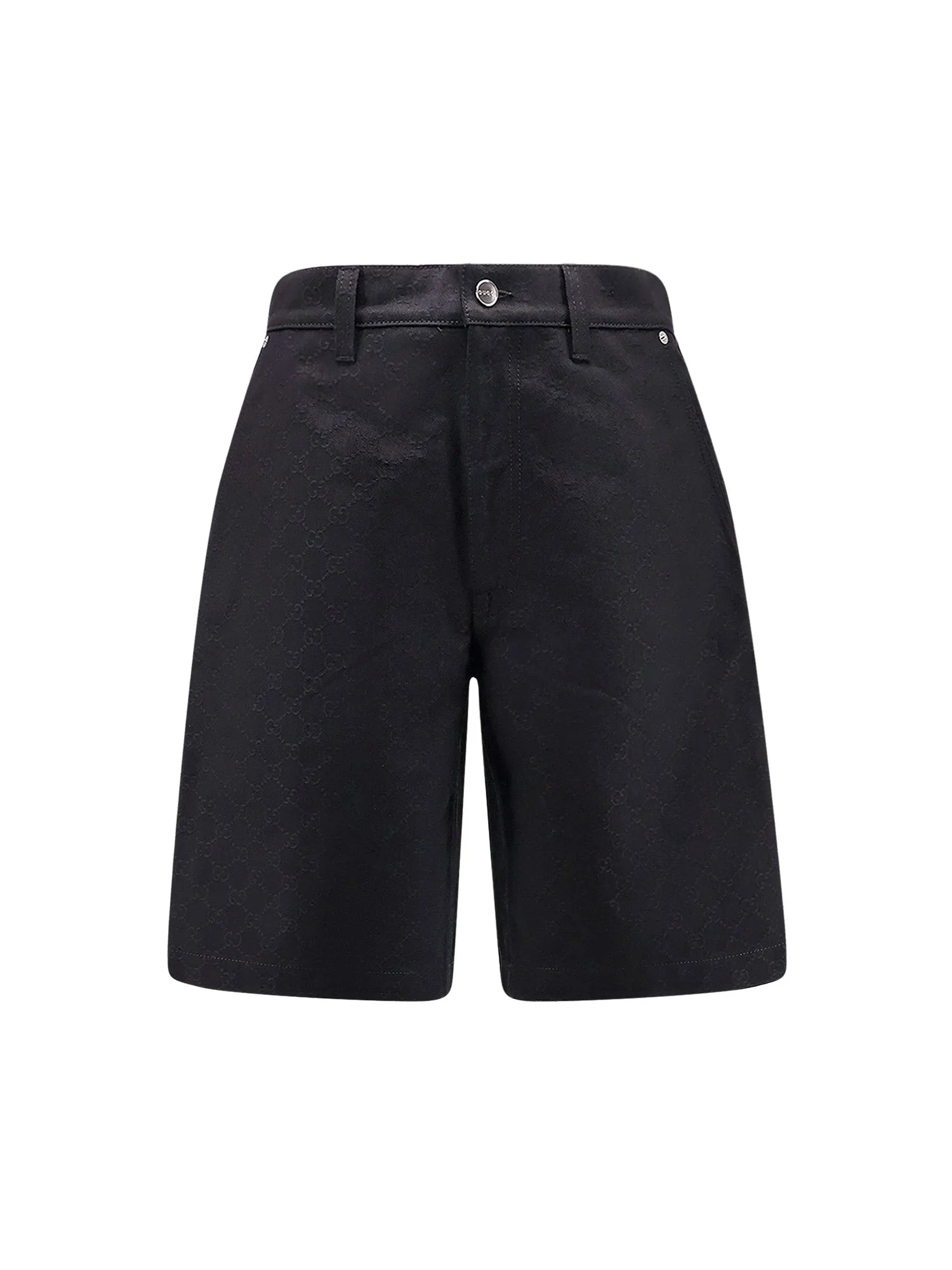 Gg Jacquard Cotton Shorts