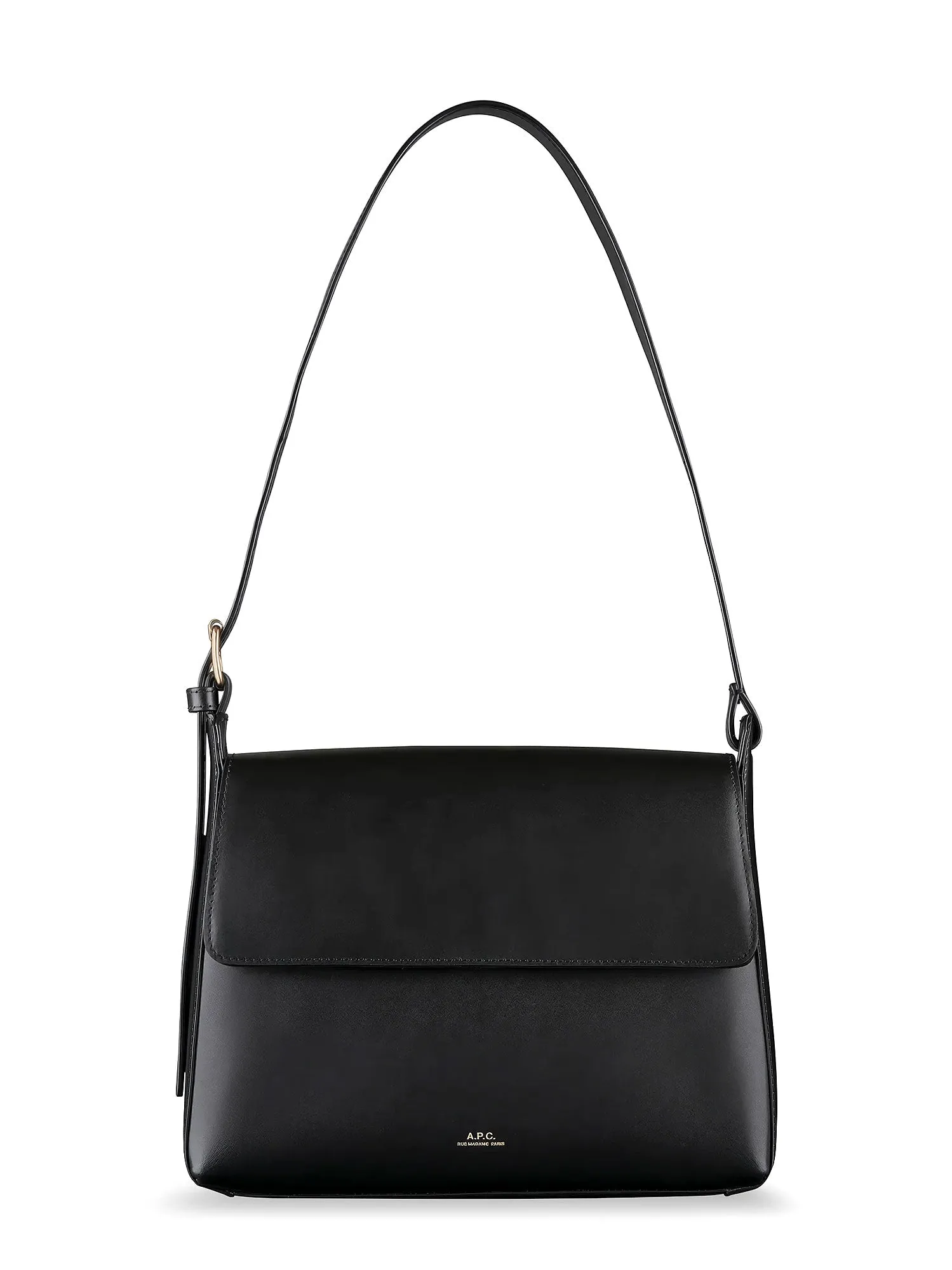 Virginie Flap Leather Shoulder Bag