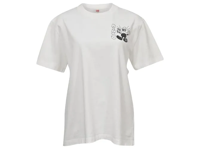 T-shirt stampata Kenzo Boke Boy in cotone bianco