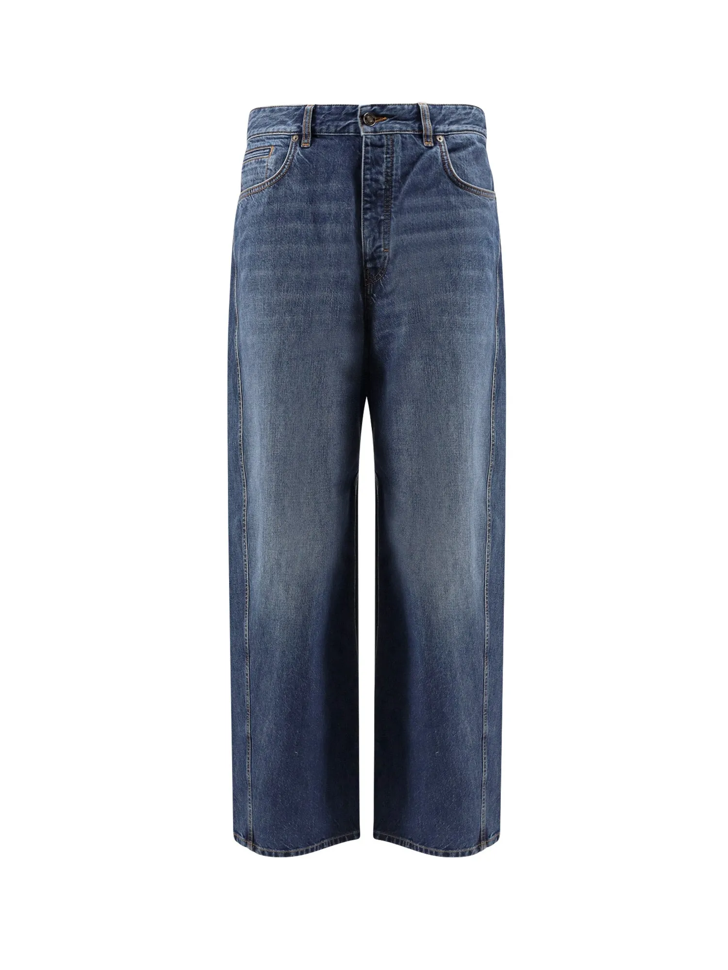 Twisted Re-Washed Denim Jeans