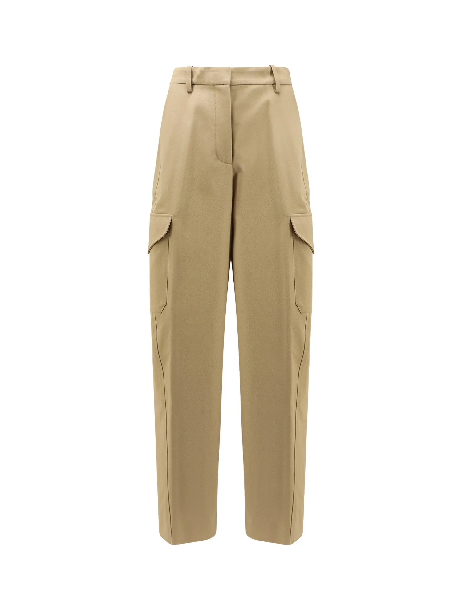 Cotton And Wool Cargo Trousers