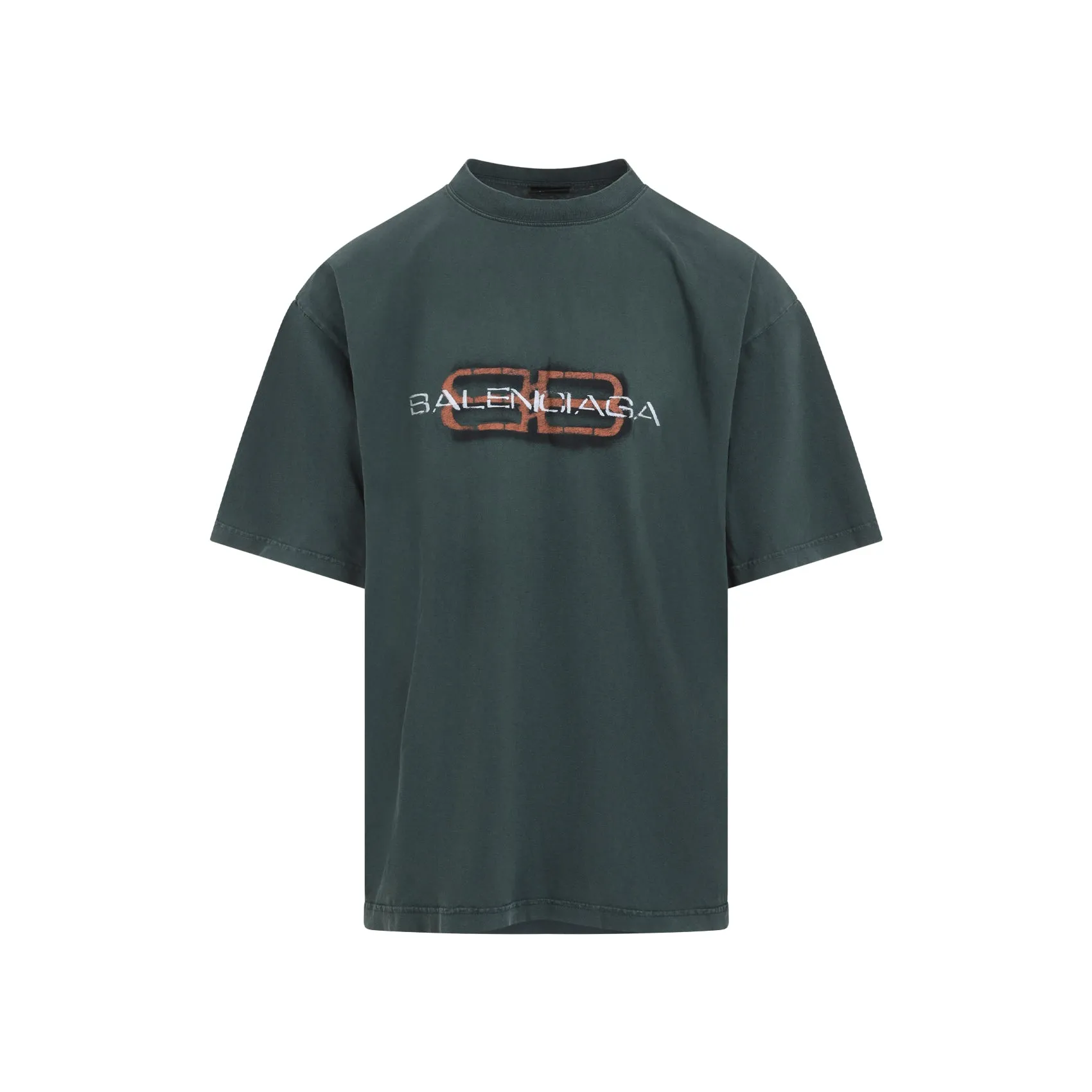 Dark Grey Medium Fit Cotton T-Shirt