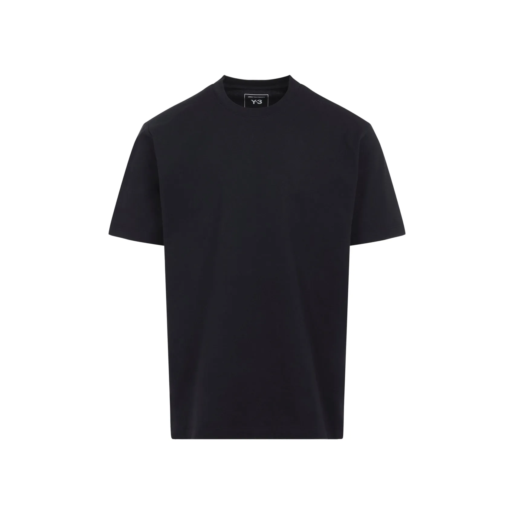 Black Graphic Short Sleeve Cotton T-Shirt
