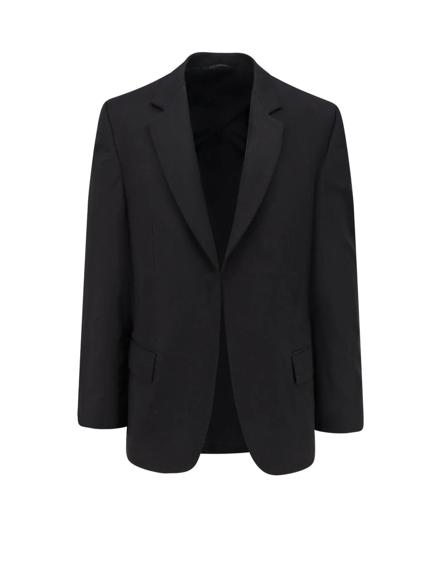 Wool Blazer With Modal Insert