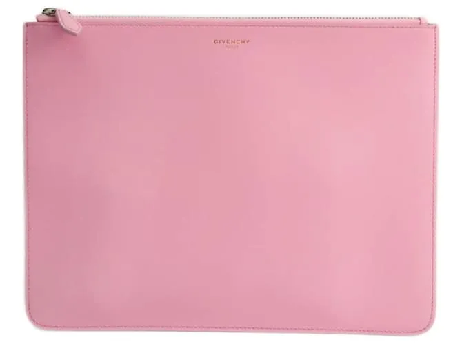 Clutch in pelle da donna Givenchy in rosa