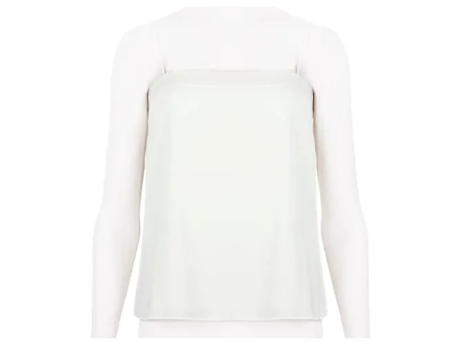 Il top lussuoso con stecche di The Row Crudo