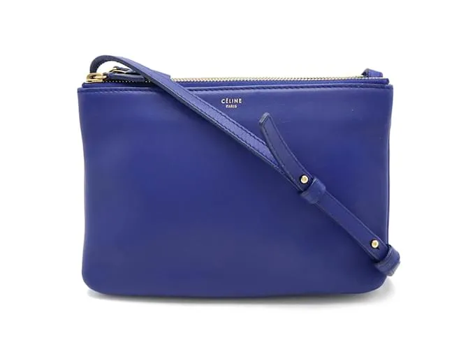 Céline Pochette Celine Trio Small Shoulder Bag Blu