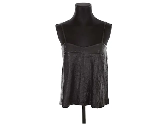 Zadig & Voltaire Top in pelle Nero