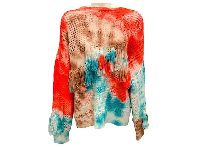 Alanui Multicolor 2023 California Dreamin' Maglione a Maniche Lunghe Multicolore