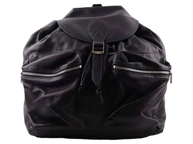 Céline Zaino in pelle Biker Nero