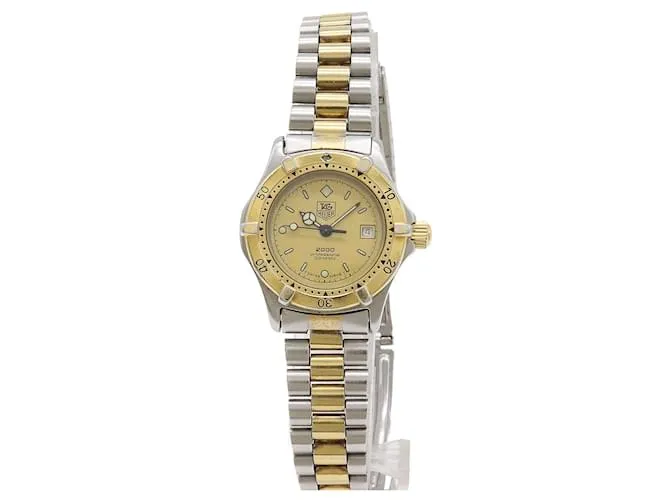 Orologio al Quarzo Professionale Serie 2000 con Quadrante Dorato TAG Heuer 964.008 D'oro