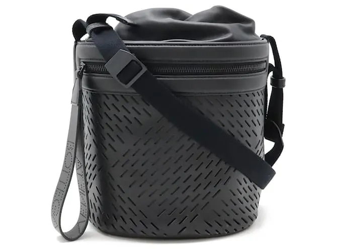 Borsa a spalla in pelle Bottega Veneta Nero