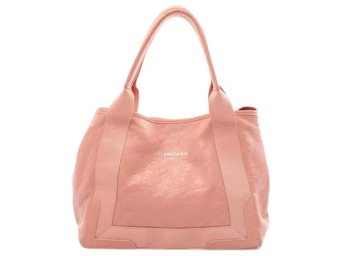 Borsa tote in pelle rosa Balenciaga