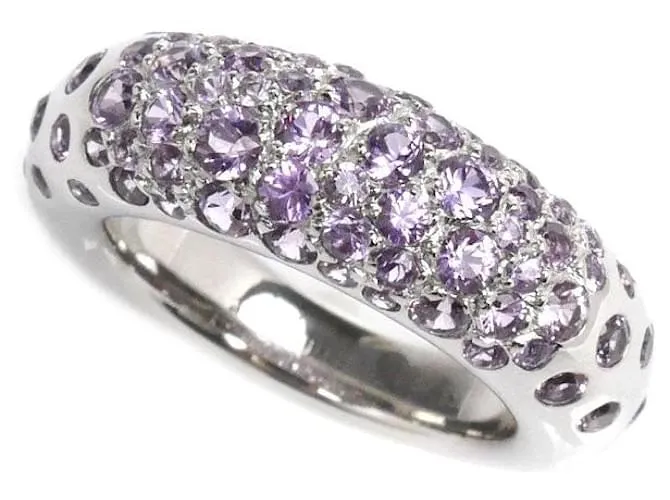 Anello Chaumet Anou Caviar in oro bianco Au750