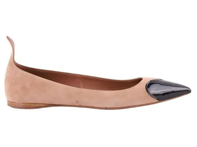 Alaïa Ballerine in camoscio Marrone