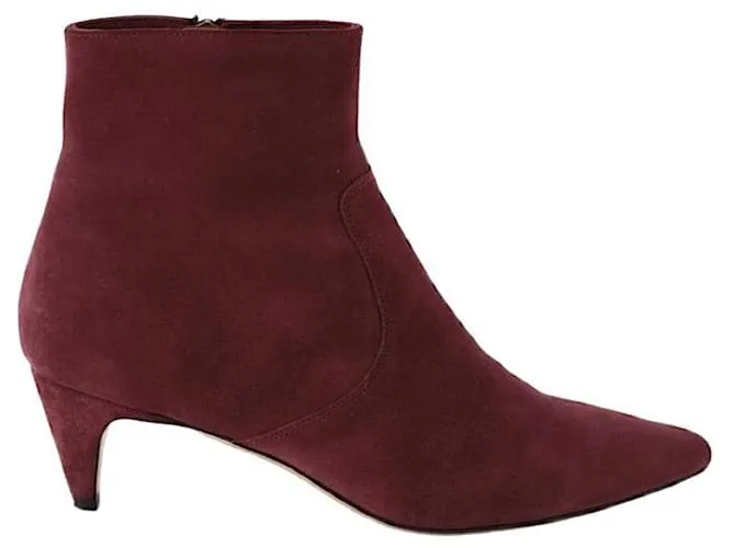 Isabel Marant Stivali in camoscio Porpora