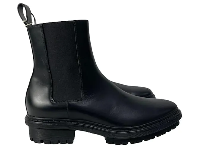 Stivaletti Chelsea Balenciaga in pelle nera Nero