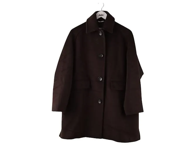 Max Mara Cappotto di lana Marrone