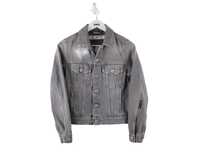 Off White Giacca di cotone Grigio