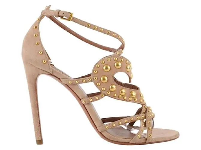 Alaïa Tacchi in camoscio Rosa