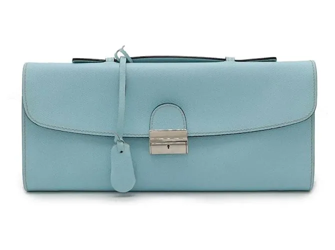 Autre Marque Borsa a mano Pollastri in pelle 2 vie Blu