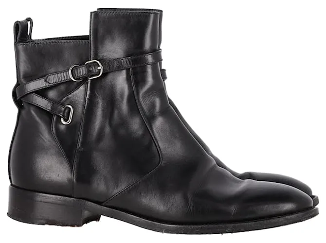 Stivaletti Chelsea in carta Balenciaga Nero